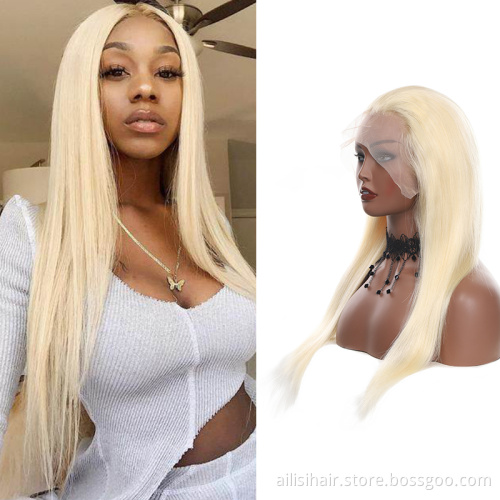 Top Seller Human Hair Lace Front Wigs For Black Women 13*4 Wigs Human Hair Lace Front Blonde